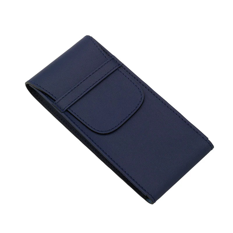 HYDE PARK LEATHER WATCH POUCH NAVY